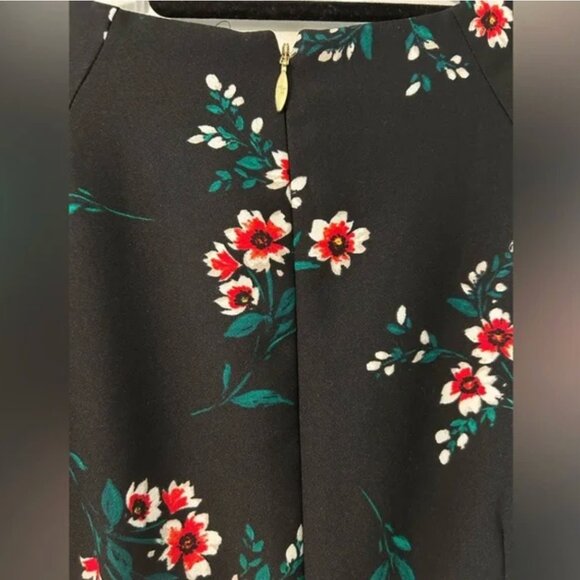 Draper James Black Floral Dress - Sz 2 - Picture 4 of 5
